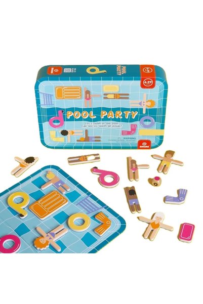 Svoora Joc magnetic de strategie Petrecere la piscina,