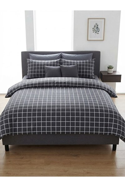 Lilya Home Double Duvet Cover - Burgundy - Plain