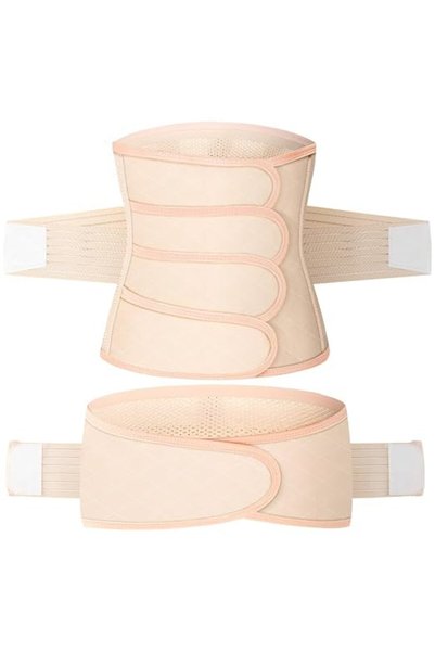 GENERAL Lukovee 2 in 1 Postpartum Belly Band, Breathable Post Partum Waist Bi...