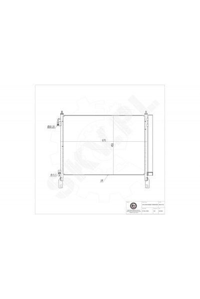 ESEN SKV Radiator climatizare Renault Koleos I cu uscător 92100JY00A