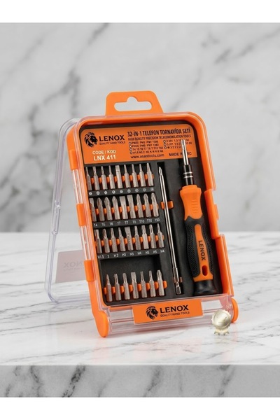Gündüz E-ticaret Lenox Tools Tornavida Seti 32 Parça Telefon ve Saatçi – Hass...