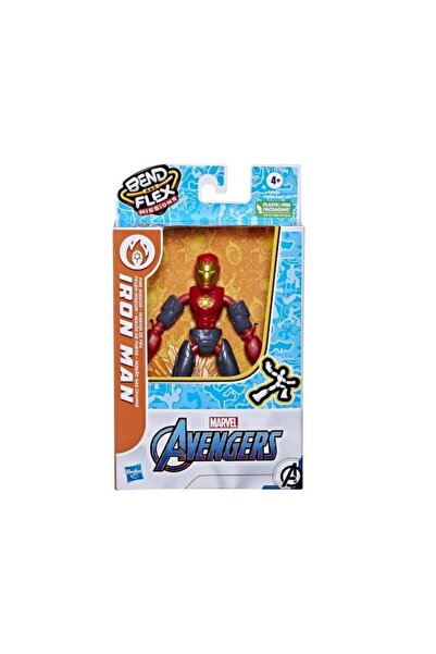 Marvel Figurina Avengers Iron Man Fire Mission, Multicolor, 10 cm, 4 ani+
