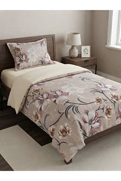 Lilya Home Single Duvet Cover - Blue - Plain