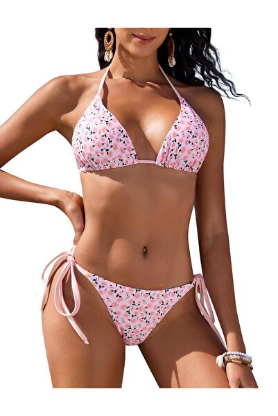 OEM Costum de baie bikini pentru femei, din două piese, cu decolteu în V, set...