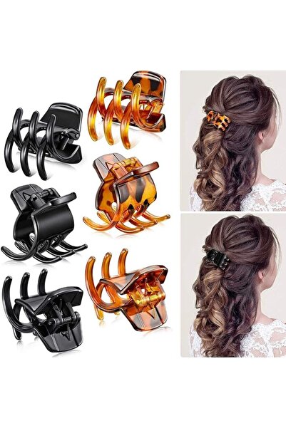 EXCEFORE 12 Medium Hair Claw Clips - 1.3 Inch Durable Jaw Clips for Women & G...