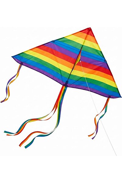 GENERAL Large Colorful Rainbow Kite for Kids, Large Kite Easy to Fly for Kids...