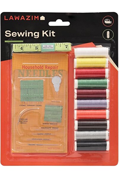 Lawazim Sewing Kit - a Complete Stitching set with Fine Point Needles Various...