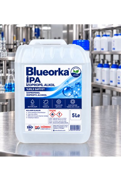 Saf İzopropil Alkol İpa %99,9 5 Lt (Dezenfektan Alkolü)