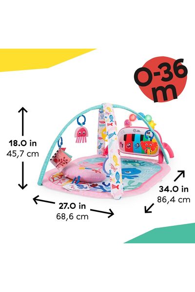 OEM Baby Einstein Exploratorii Oceanului 4-în-1 Saltea de activități cu muzic...