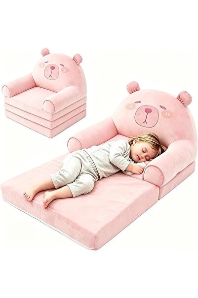 Vixplorn Toddler Chair,Comfy Foam Kids Couch with Soft Linen Cover,Kids Sofa ...