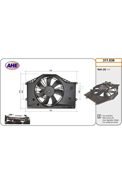 OEMPARTS Fan Motoru Civic 2016-2021 (Orjinal Aısın) (Yüksek Kaliteli)