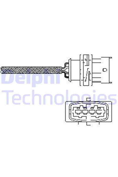 DELPHİ Oksijen Sensörü Ön ASTRA G - Corsa C 1.4 16V - ASTRA G - Zafira - Meriva - Vectra C 1.6 16V 2000