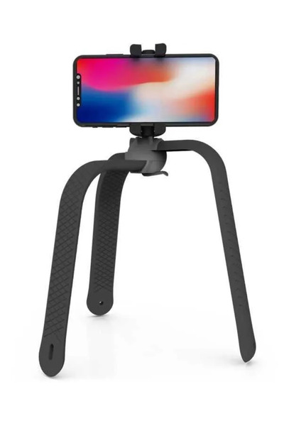 OEM Selfie stick trepied flexibil cu telecomanda bluetooth negru 3POD Zbam