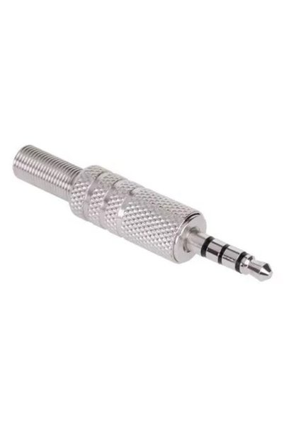 OEM Mufa JACK 3.5 mm tata metal 4 contacte 4 pini