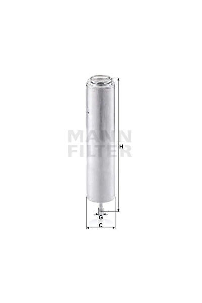MANN Yakıt Filtresi BMW M47 N47 M57 N57 E81 E82 E87 E88 E60 E61 F07 F10 F06 E65 E66 F01 E70 F15 E71 F16