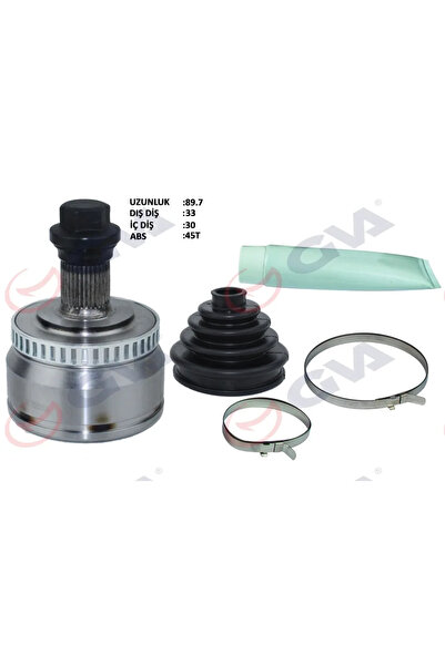 GVA Aks Kafası Diş Ön A4-Passat 1.8T 1996-2001 ABS Li 45 Diş 33X30X53 92MM