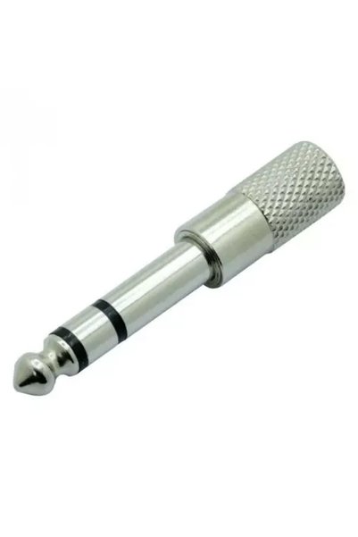 OEM Adaptor STEREO Jack 6.3 mm la 3.5 mm din metal