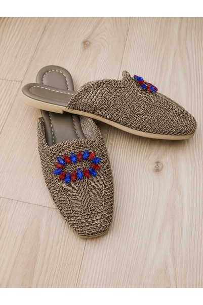 MY STİL MODA Women's Daily Slippers Dowry Bundle Bride Home Guest Outdoor Slippers