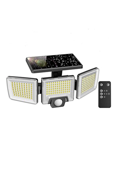 OEM Lampa solara de perete MustWin UT88268, 2500lm, LED, 216 leduri, Telecoma...