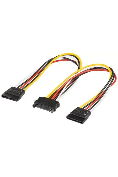 OEM Cablu alimentare SATA mama - 2x SATA tata 0.2m