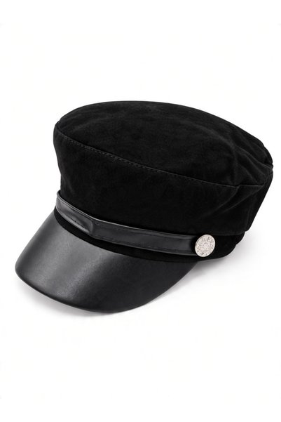 Givoria Căciulă de iarnă pentru femei, șapcă tip Newsboy cu vizor