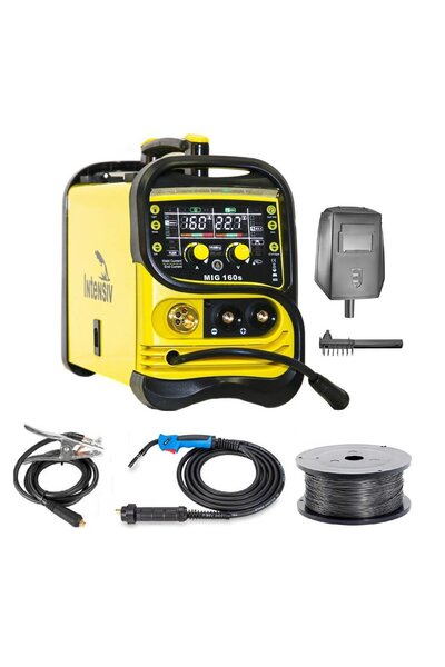 INTENSIV Pachet complet sudura MIG/MAG: MIG 160s Intensiv, 230 V, 160 A + rol...