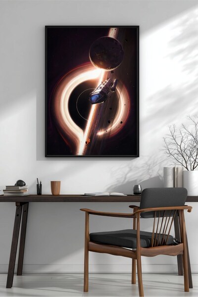 KEYFHOME Eternitate Fantastic Science Fiction Artă Înrămată MDF Tablou Poster...