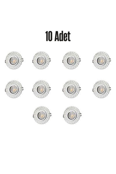 Cata CT- 6639 İPEK cam spot ampülsüz led efekli 10 adet