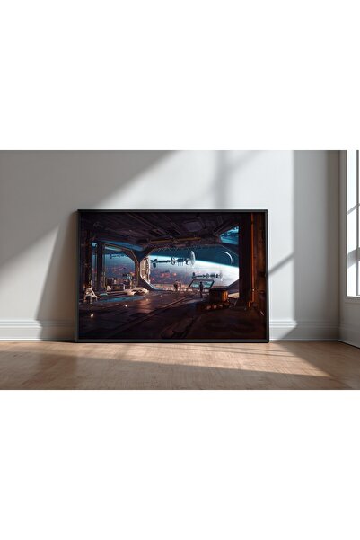 KEYFHOME The Gathering Fantastik Science Fiction Art Tablou MDF înrămat Poste...