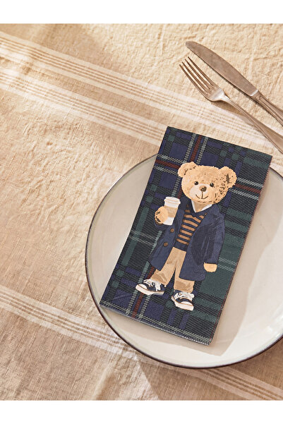 LC Waikiki Şerveţel din Hârtie Imprimat Bear Teddy Pachet de 20