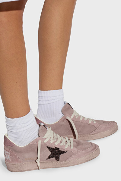 Golden Goose Logolu Süet Sneaker Ayakkabı Kadın AYAKKABI GWF00117.F008694.25819