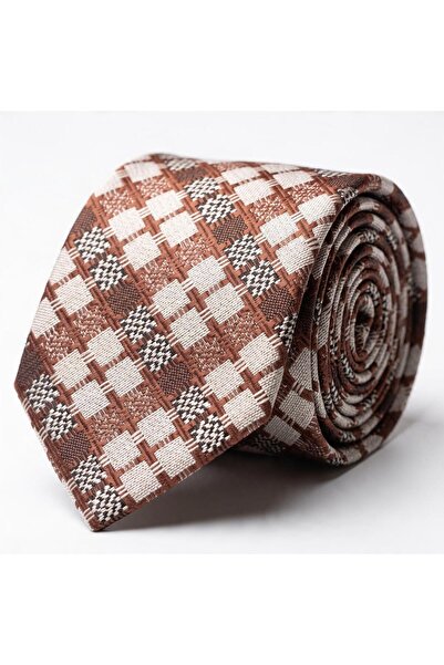 CROATE Exclusive Chain Design Woven Men's Tie – Stylish, Durable, and Timeles...