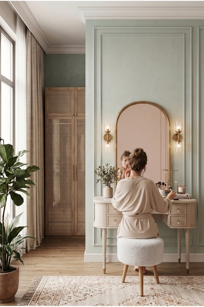 POFİTTO Trend Yuvarlak Balkon Mutfak Salon Ayak Uzatma Pufu Ahşap Ayaklı Özel...