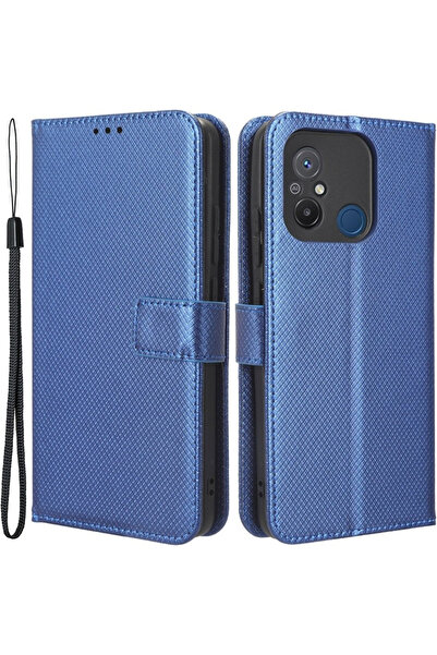 XGSM Husă tip carte pentru Xiaomi Redmi 12C, Portofel, Magnet inteligent, Alb...