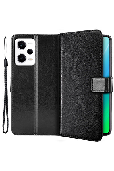 XGSM Husă tip carte pentru Xiaomi Redmi Note 12 5G / POCO X5 5G, Portofel Cra...