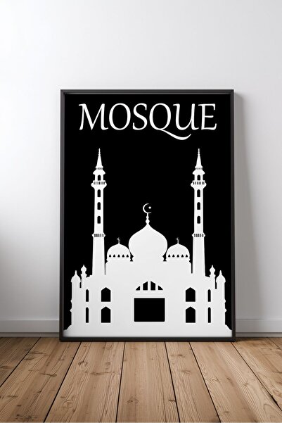 KEYFHOME Moschee și arhitectură islamică nr. 96 Tablou MDF înrămat Poster Sal...