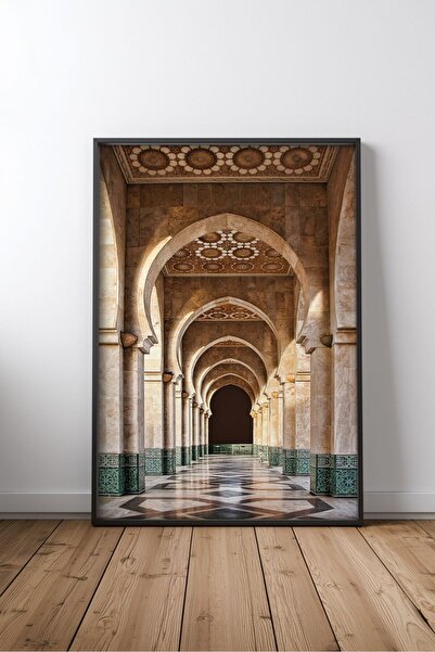 KEYFHOME Mosque and islamic architecture no 95 framed mdf table poster living...