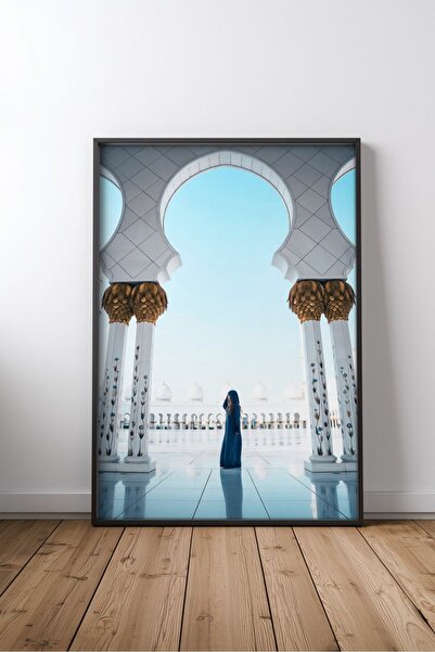 KEYFHOME Moschee și arhitectură islamică nr 69 Tablou MDF înrămat Poster Salo...