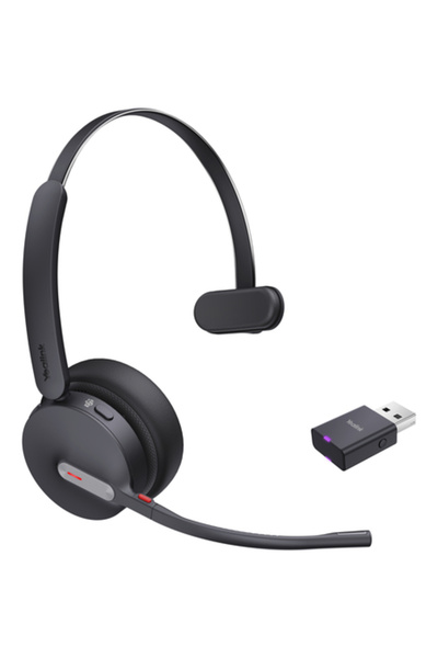 Yealink WH64 Căști Mono Wireless BT pentru Teams, Negru