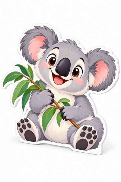 ShopPrint Decor Koala jucăuș din PVC Forex 3 mm, decupat pe contur, 56x80 cm