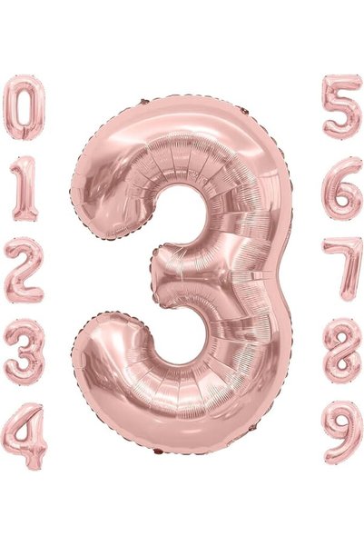 GENERAL Number Balloons,Number 1,Party Decorations for Birthday Engagement We...