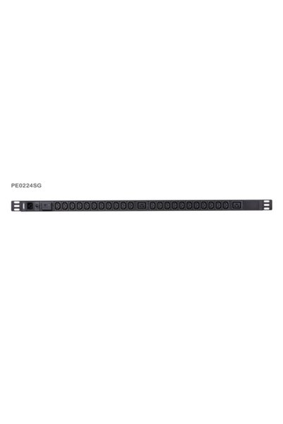 Aten PE0224SG Splitter PDU 24 Prize de rețea 0U Negru