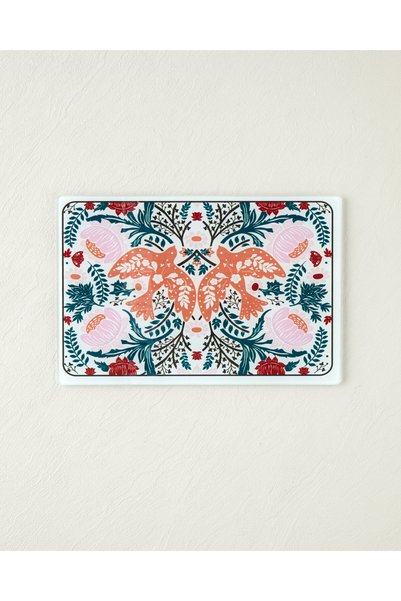 English Home Animal Wild Cam Kesme Tahtası 20x30 cm Pembe