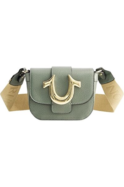 True Religion Womens Women's Crossbody Bag, Mini Flap Adjustable Shoulder Han...