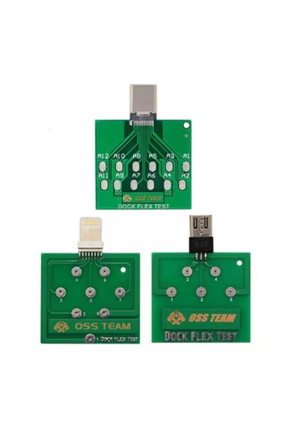 Choice 3 in 1 full set OSS Team Micro USB Dock Flex Test Board for iPhone And...