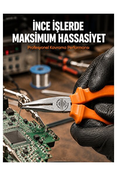 Ergonomik Saplı Profesyonel Kargaburun Dayanıklı Dövme Çelik Gövde