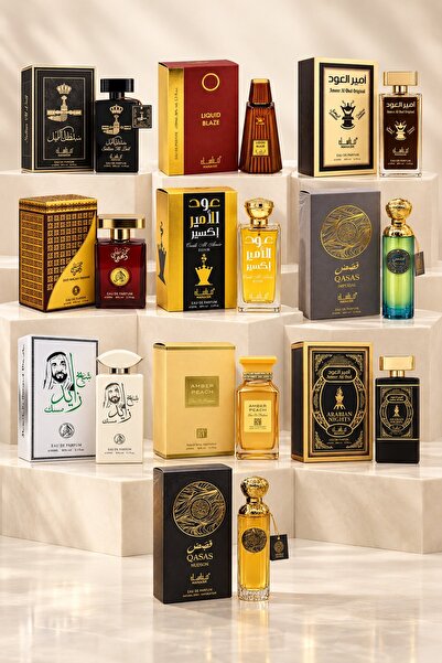 OEM Set 10 parfumuri arăbești 10x100 ml – Semnătura Dubai: Amber Peach, Ameer...