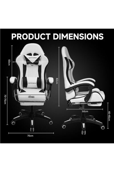Duukoa Gamer Chair with Footrest Computer Chair Gaming Chair