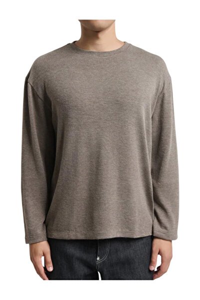 Royal Denim Division Ανδρικό Πουλόβερ Γκρι Royal Denim Masuda4071-Taupe