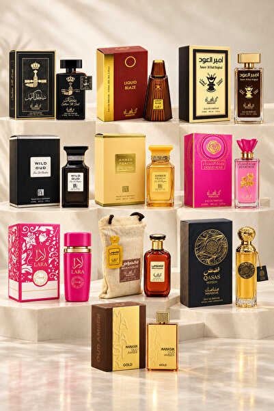 OEM Set 10 parfumuri arăbești 10x100 ml – Aurul Deșertului: Amber Peach, Amee...